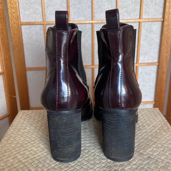 Steve Madden Oxblood Burgundy Anarchy Boots with 3.5”Heel Size 7M - Picture 6 of 11